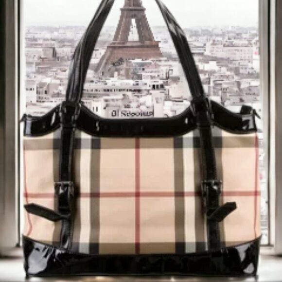 Burberry Handbags - Nova Check Tote Bag by Burberry